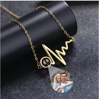 Memories projection necklace.